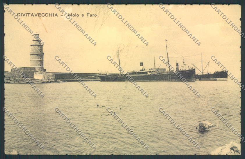 Roma Civitavecchia ABRASA cartolina MQ3606 – fronte
