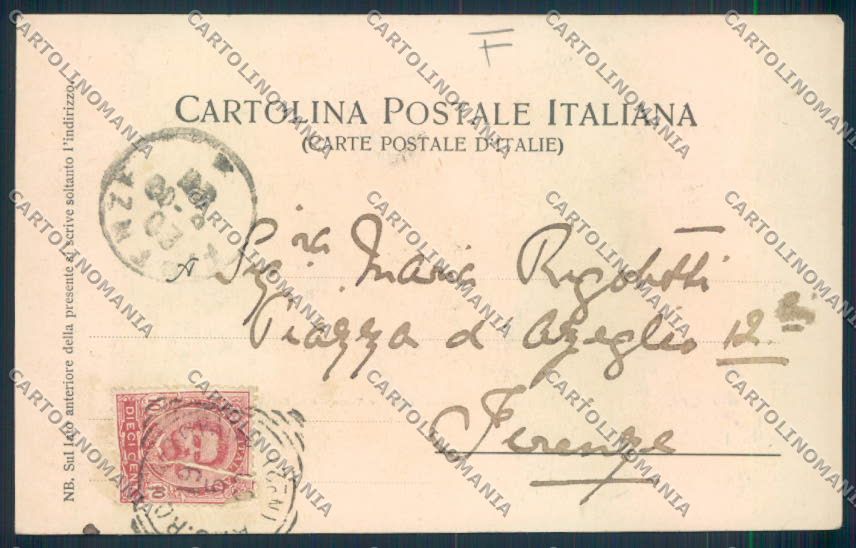 Roma Civitavecchia Saluti da PIEGHINA cartolina MQ3612 – retro