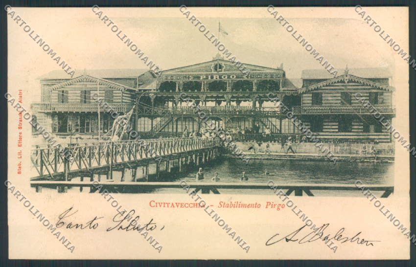 Roma Civitavecchia cartolina MQ3613 – fronte