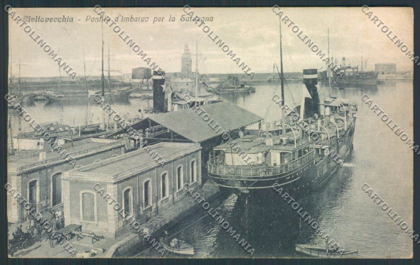 Roma Civitavecchia cartolina MQ3614 – fronte