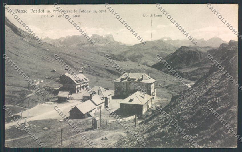 Bolzano Passo Pordoi ABRASA cartolina MQ3628 – fronte