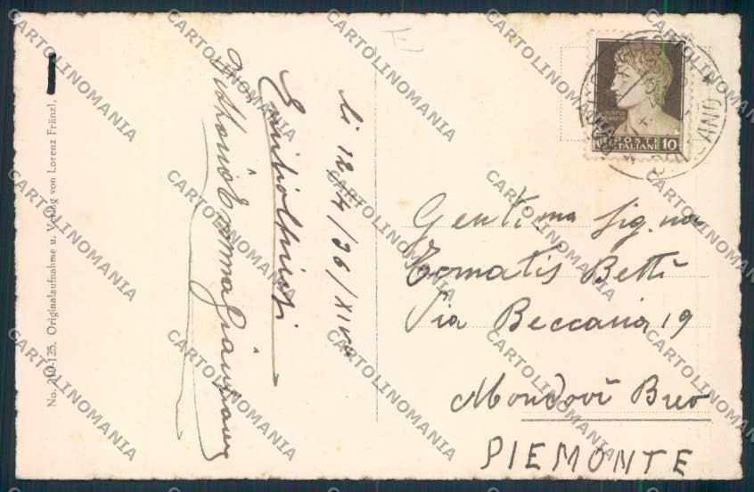 Bolzano San Valentino Maia Alta cartolina MQ3647 – retro