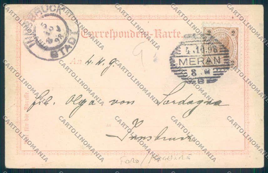 Bolzano Ortler FORO PIEGHINE cartolina MQ3659 – retro
