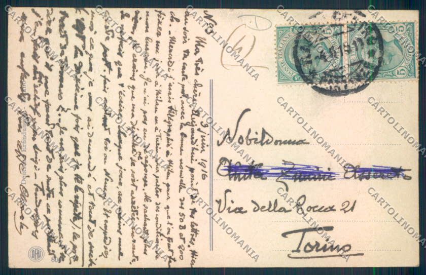 Napoli Costumi cartolina MQ3681 – retro