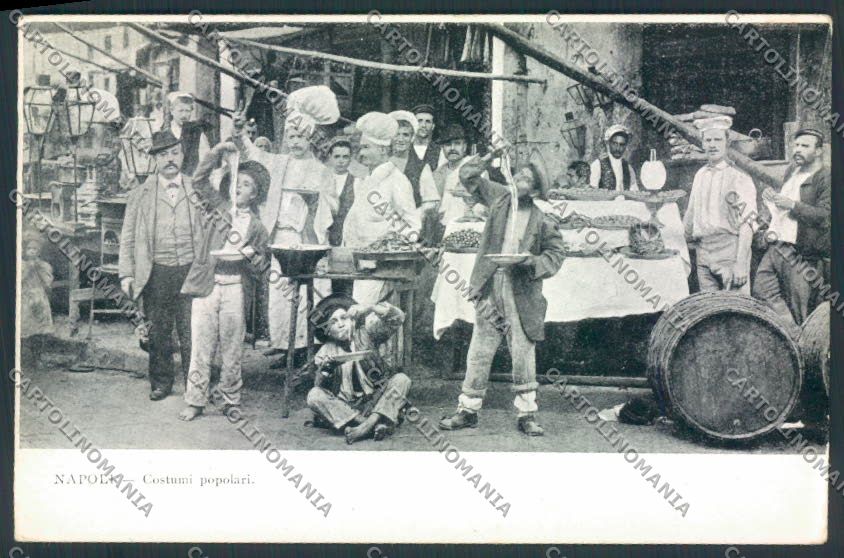 Napoli Costumi cartolina MQ3706 – fronte