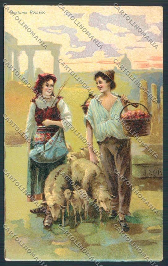 Roma Costumi cartolina MQ3715 – fronte