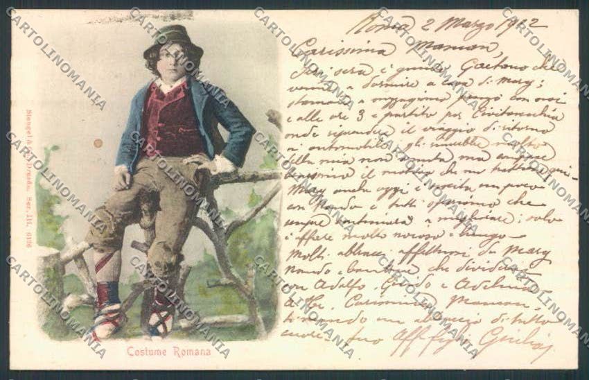 Roma Costumi cartolina MQ3722 – fronte