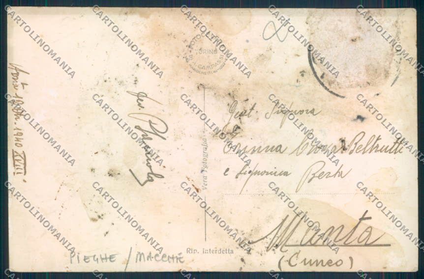 Aosta città foto cartolina MQ3725 – retro