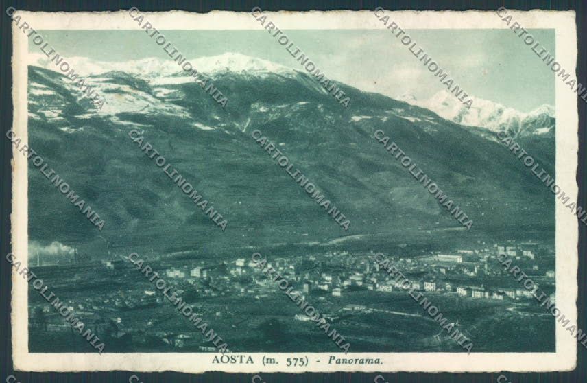 Aosta città cartolina MQ3728 – fronte