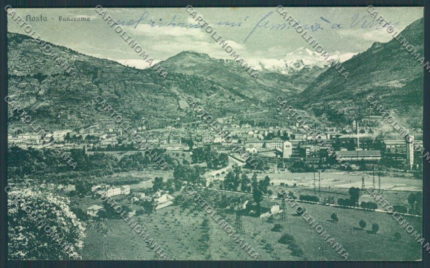 Aosta città cartolina MQ3735 – fronte