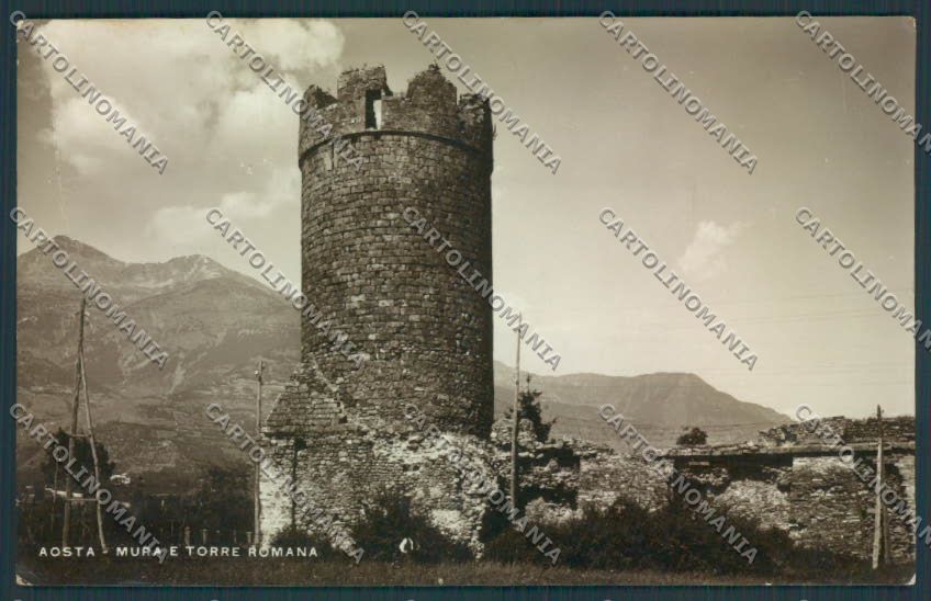 Aosta città foto cartolina MQ3738 – fronte