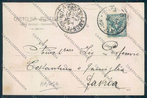 Aosta città ABRASA cartolina MQ3744 – retro