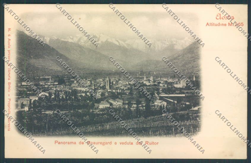 Aosta città cartolina MQ3746 – fronte