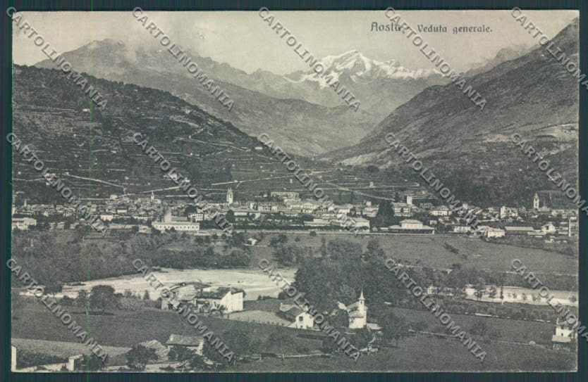 Aosta città cartolina MQ3747 – fronte