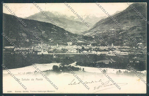Aosta città cartolina MQ3759 – fronte
