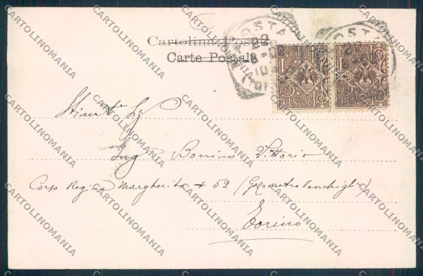 Aosta città cartolina MQ3759 – retro