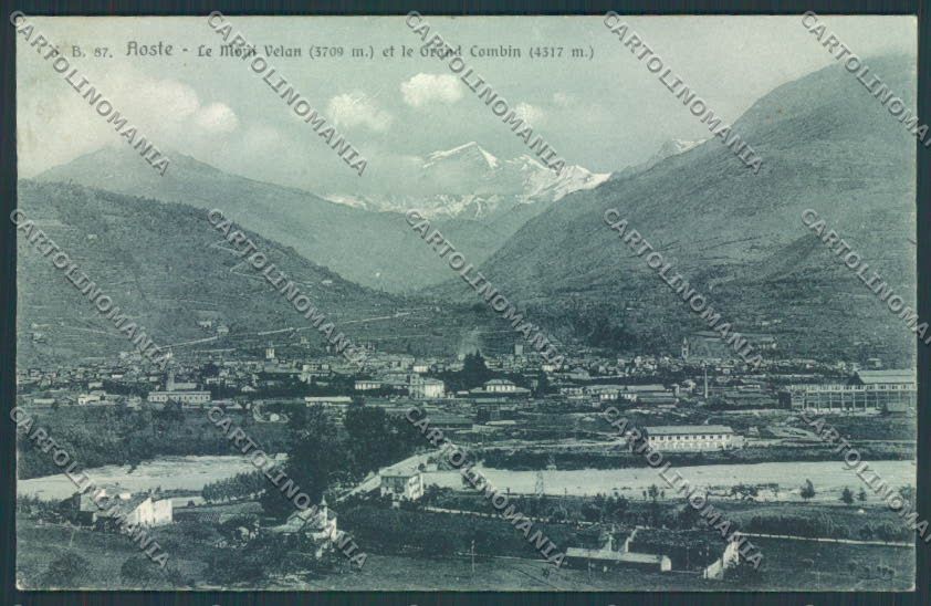 Aosta città cartolina MQ3763 – fronte