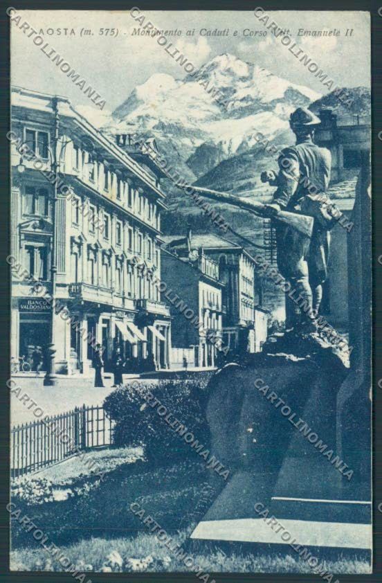 Aosta città COLLA cartolina MQ3768 – fronte