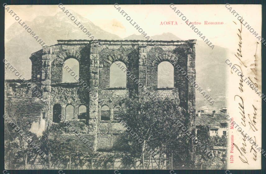 Aosta città cartolina MQ3777 – fronte