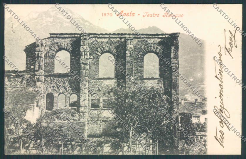 Aosta città cartolina MQ3780 – fronte