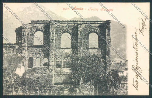 Aosta città cartolina MQ3780 – fronte
