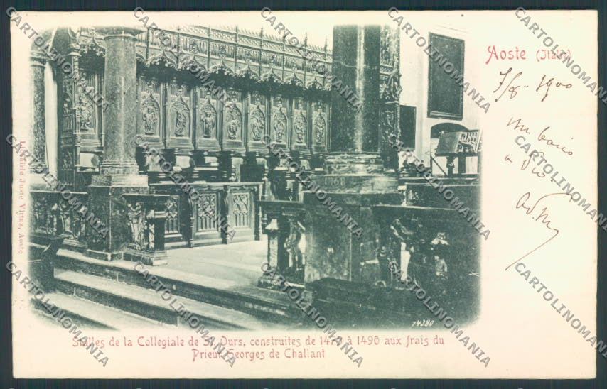 Aosta città cartolina MQ3788 – fronte