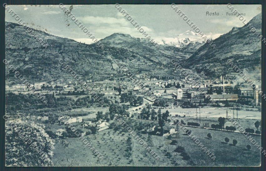 Aosta città cartolina MQ3797 – fronte