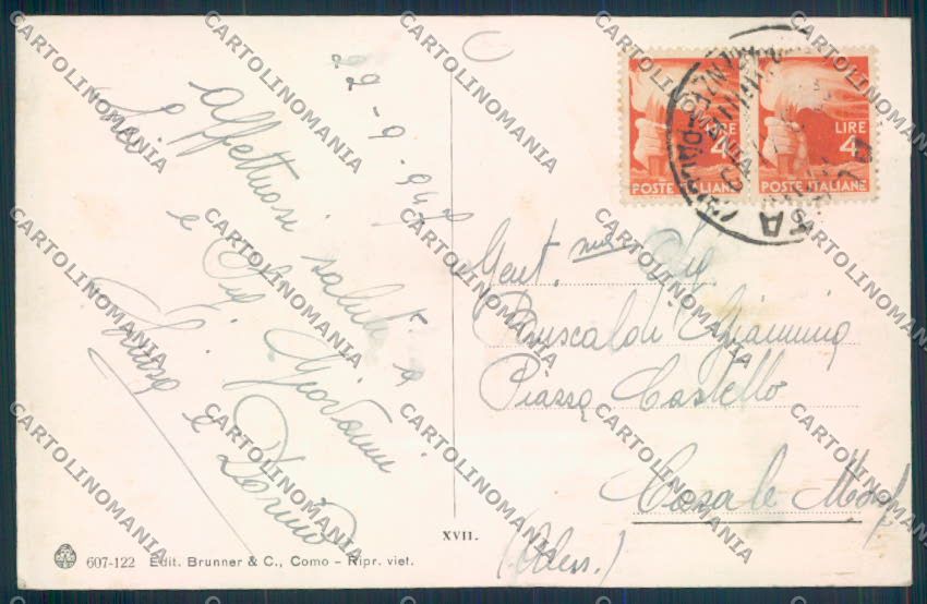 Aosta città cartolina MQ3797 – retro