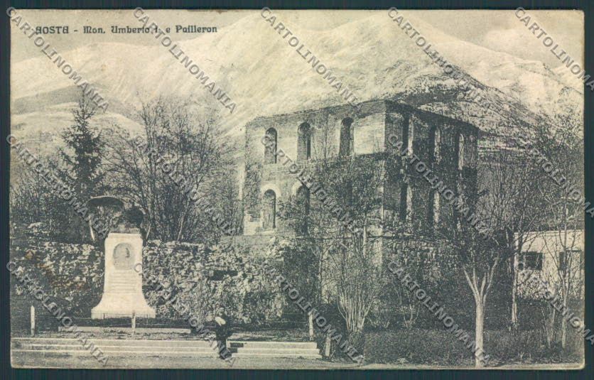 Aosta città STRAPPINO cartolina MQ3808 – fronte