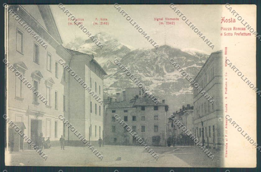 Aosta città cartolina MQ3811 – fronte