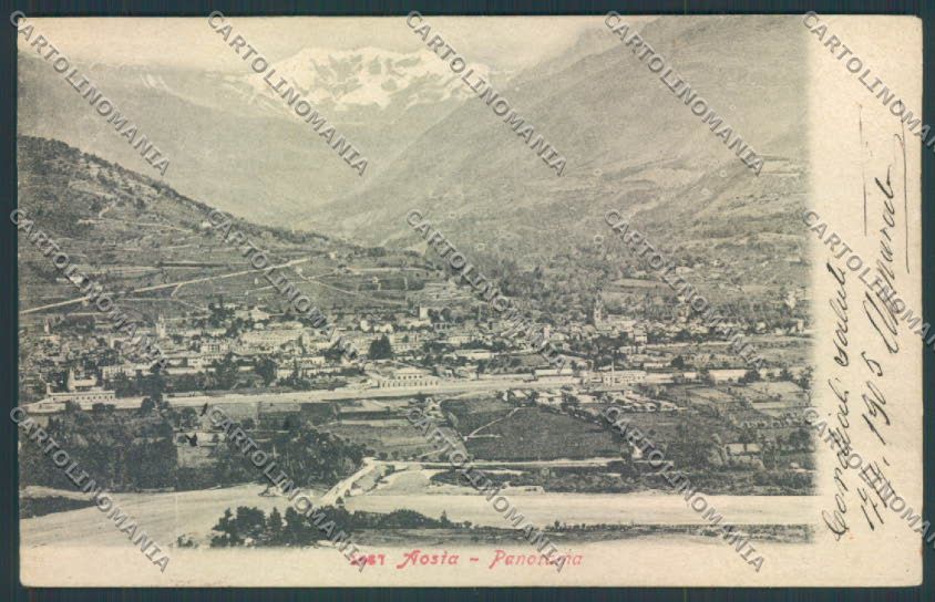 Aosta città cartolina MQ3814 – fronte