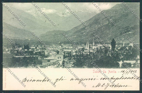Aosta città cartolina MQ3815 – fronte