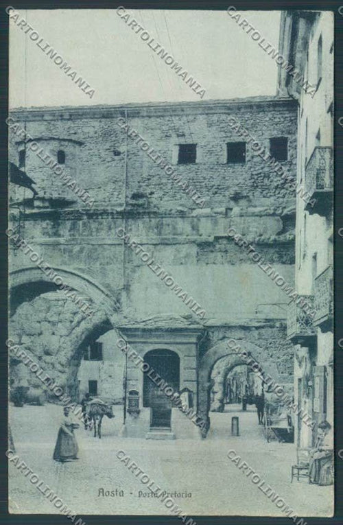 Aosta città cartolina MQ3821 – fronte