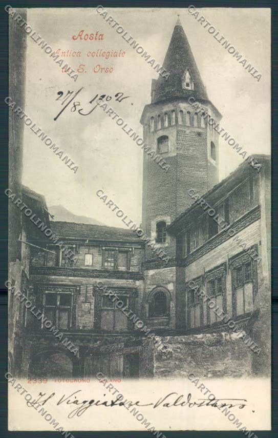 Aosta città cartolina MQ3829 – fronte