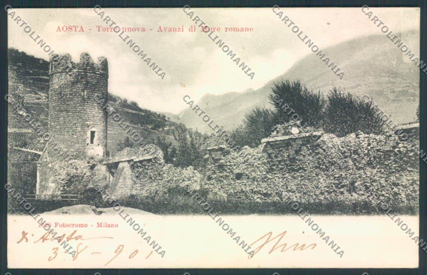 Aosta città cartolina MQ3837 – fronte
