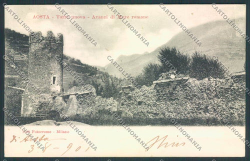 Aosta città cartolina MQ3837 – fronte