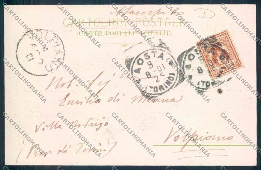 Aosta città cartolina MQ3837 – retro