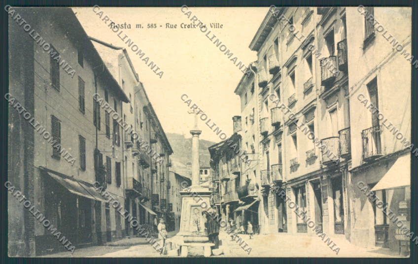 Aosta città cartolina MQ3855 – fronte