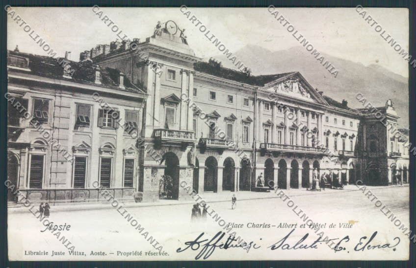 Aosta città cartolina MQ3856 – fronte