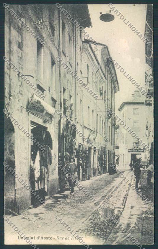 Aosta città PIEGHE cartolina MQ3864 – fronte