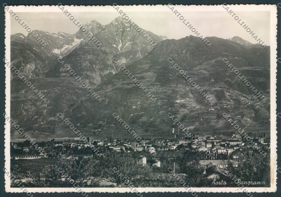 Aosta città foto FG cartolina MQ3895 – fronte