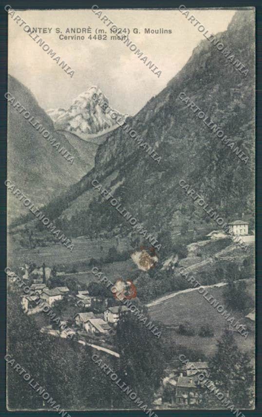 Aosta Antey Saint André ABRASA cartolina MQ3917 – fronte