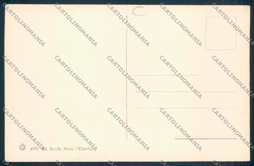 Aosta Antey Saint André Cervino cartolina MQ3919 – retro