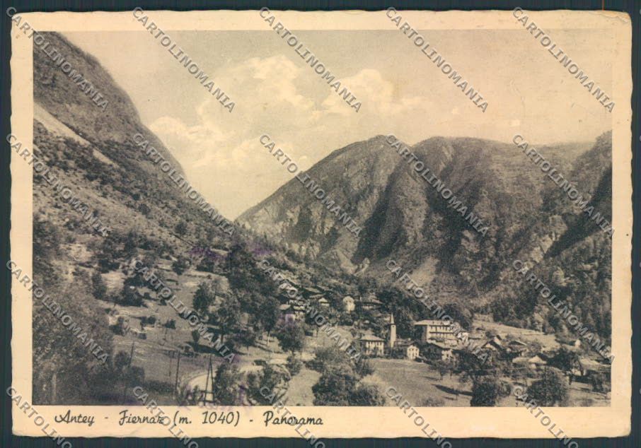 Aosta Antey Saint André Fiernaz FG cartolina MQ3927 – fronte