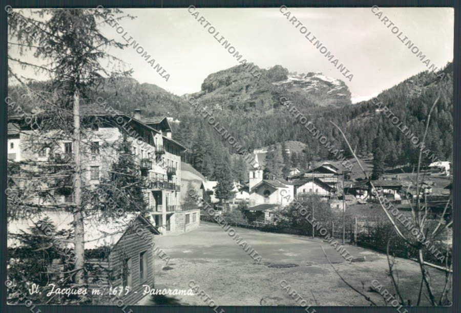 Aosta Ayas Saint Jacques foto FG cartolina MQ3942 – fronte