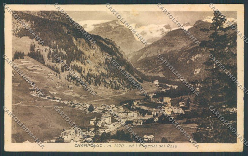 Aosta Ayas Champoluc cartolina MQ3960 – fronte