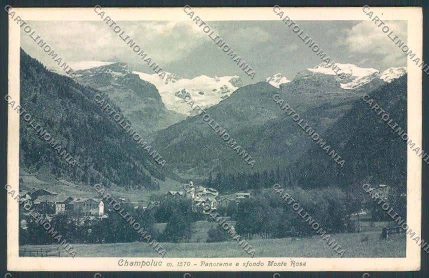 Aosta Ayas Champoluc cartolina MQ3967 – fronte