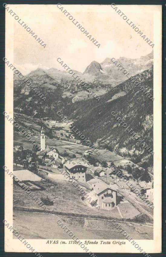 Aosta Ayas cartolina MQ3970 – fronte