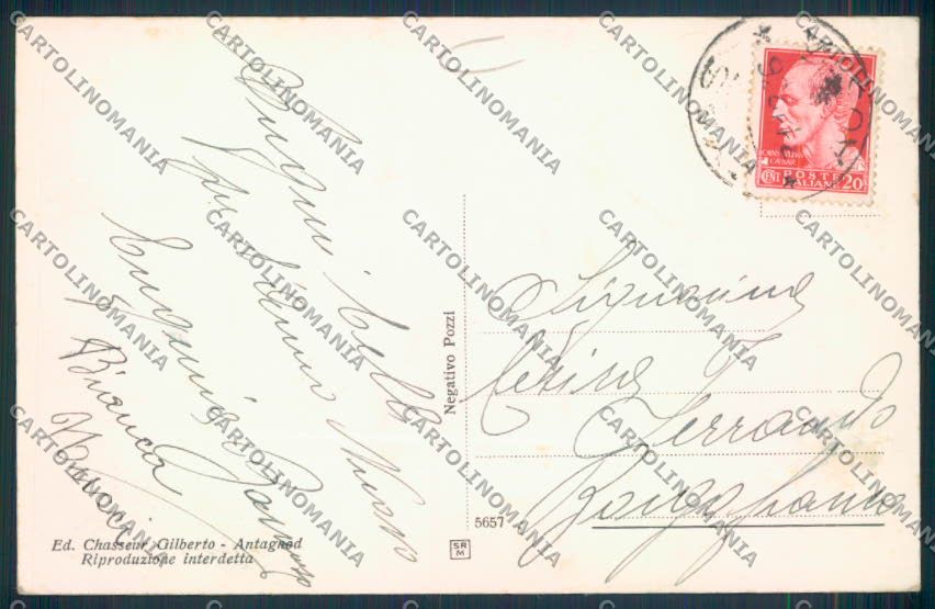 Aosta Ayas cartolina MQ3970 – retro