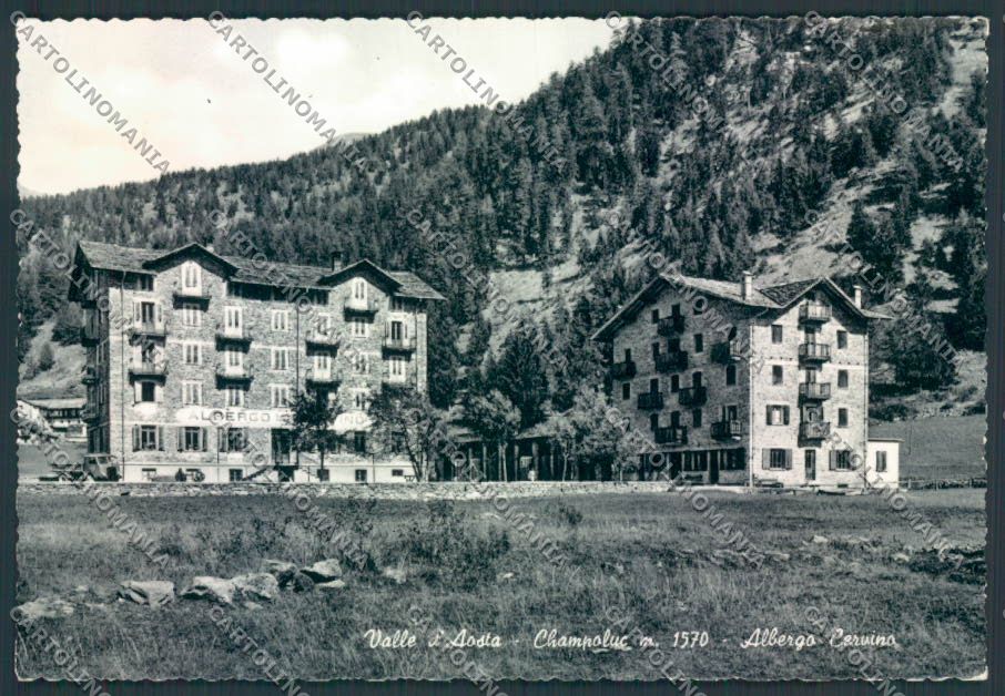 Aosta Ayas Champoluc foto FG cartolina MQ3986 – fronte